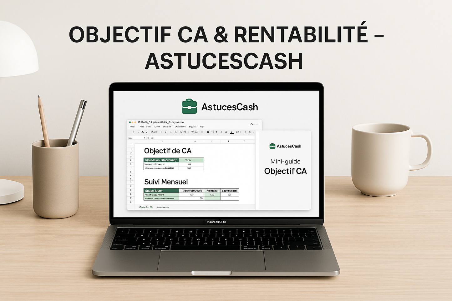 Objectif CA & Rentabilité – Outil Excel + Mini-guide PDF