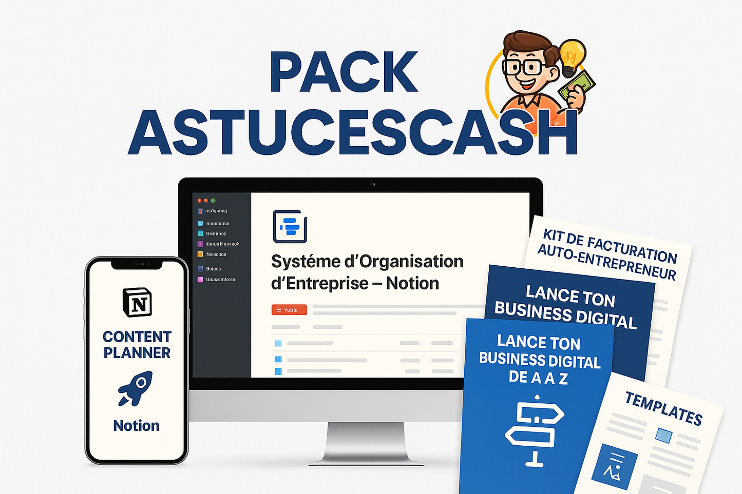Pack Complet AstucesCash – Business + Outils + Templates (100% digital)