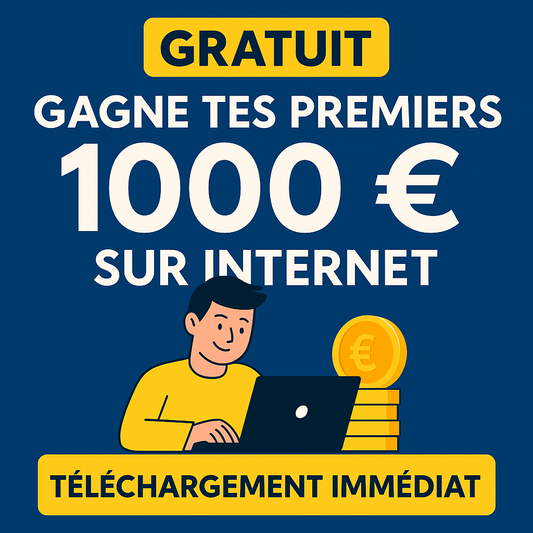 Gagne tes premiers 1000 € sur internet – Même si tu pars de zéro